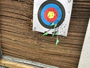 Arrow grouping on target